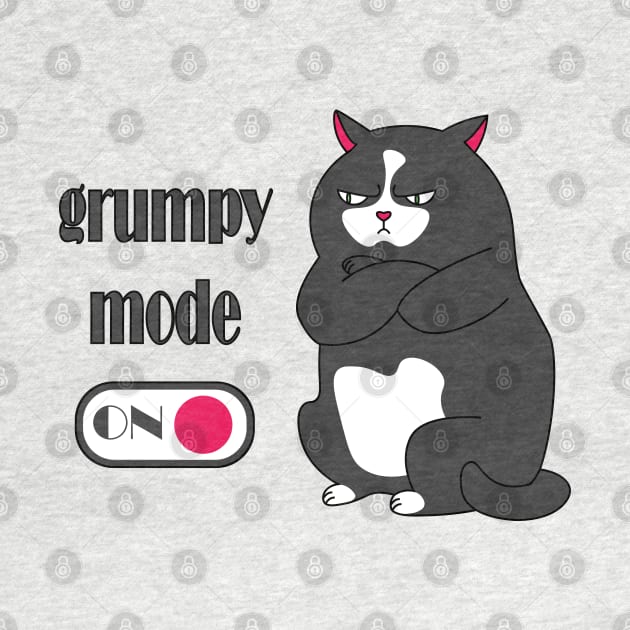 Grumpy mode on fat cat by Cute-Design